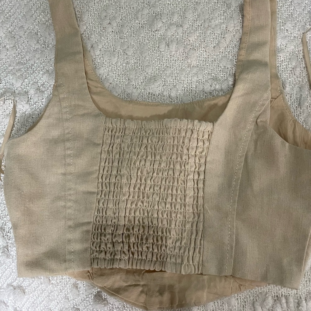 Crop top cream